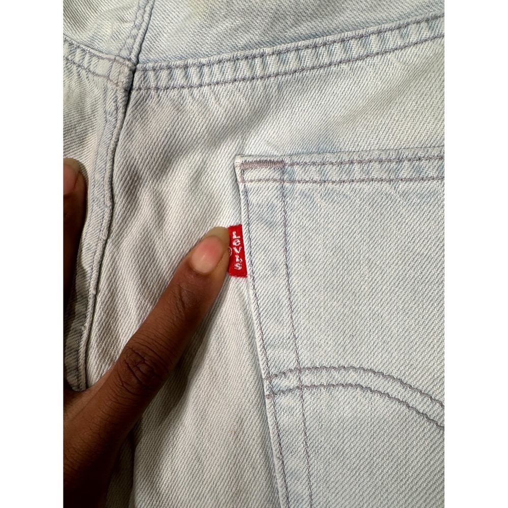 Vintage Levis 501 Original Jeans Men 38x34 Blue Denim Cotton Button Fly Straight - Picture 7 of 16